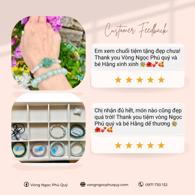 Feedback tại Vòng Ngọc Phú Quý