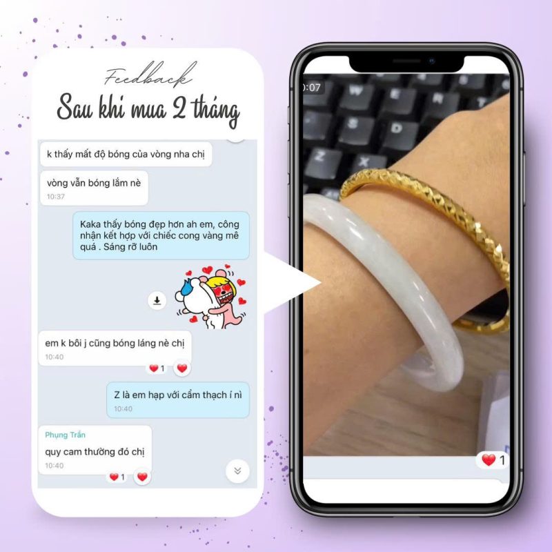 Feedback tại Vòng Ngọc Phú Quý