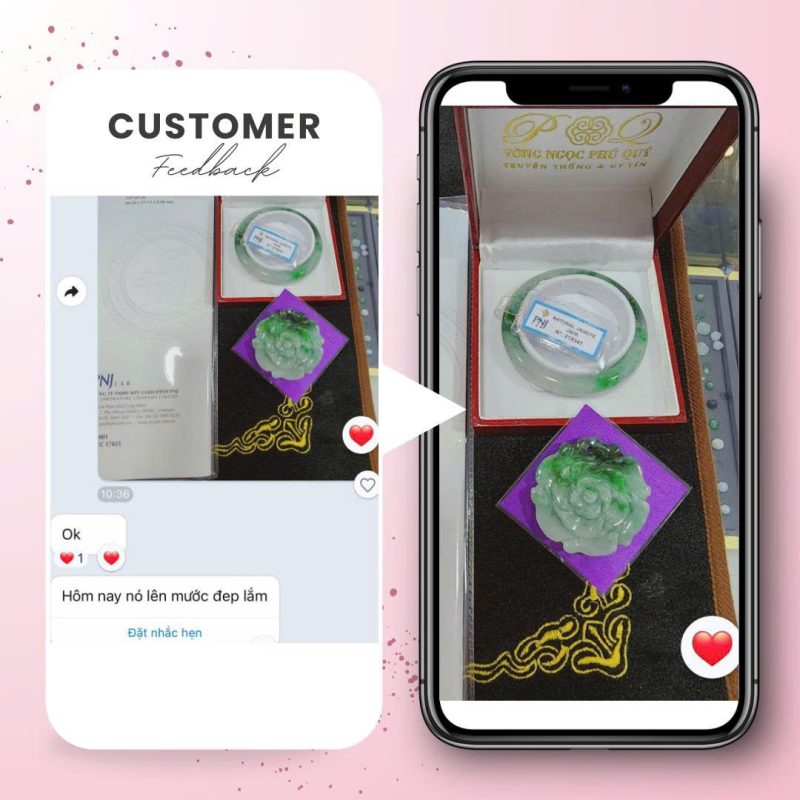 Feedback tại Vòng Ngọc Phú Quý