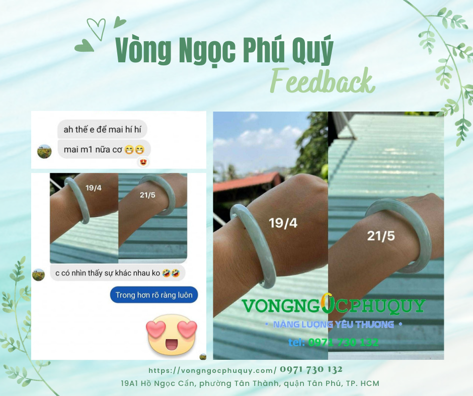 Feedback tại Vòng Ngọc Phú Quý
