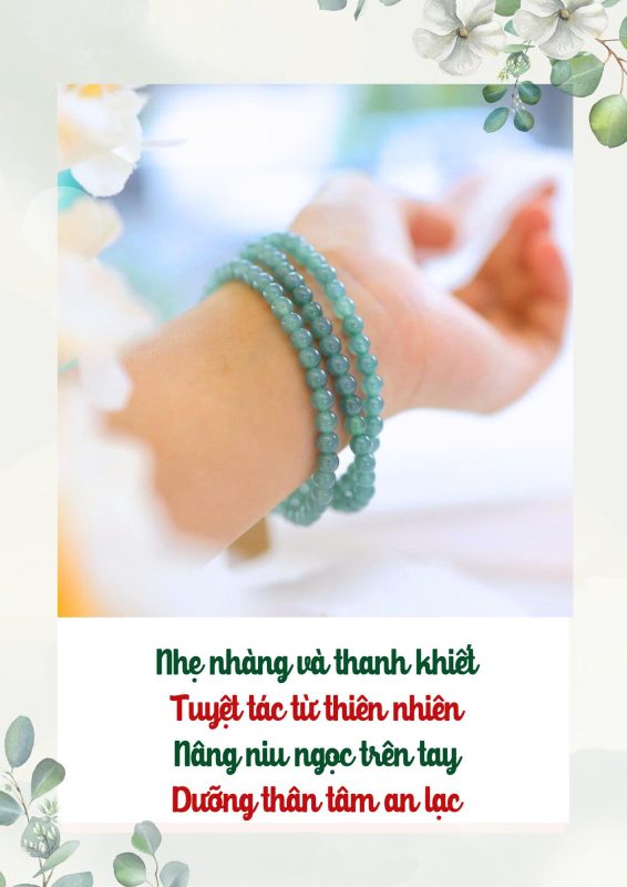 Vòng Ngọc Cẩm Thạch – Năng Lượng An Yên Thu Hút Vận May