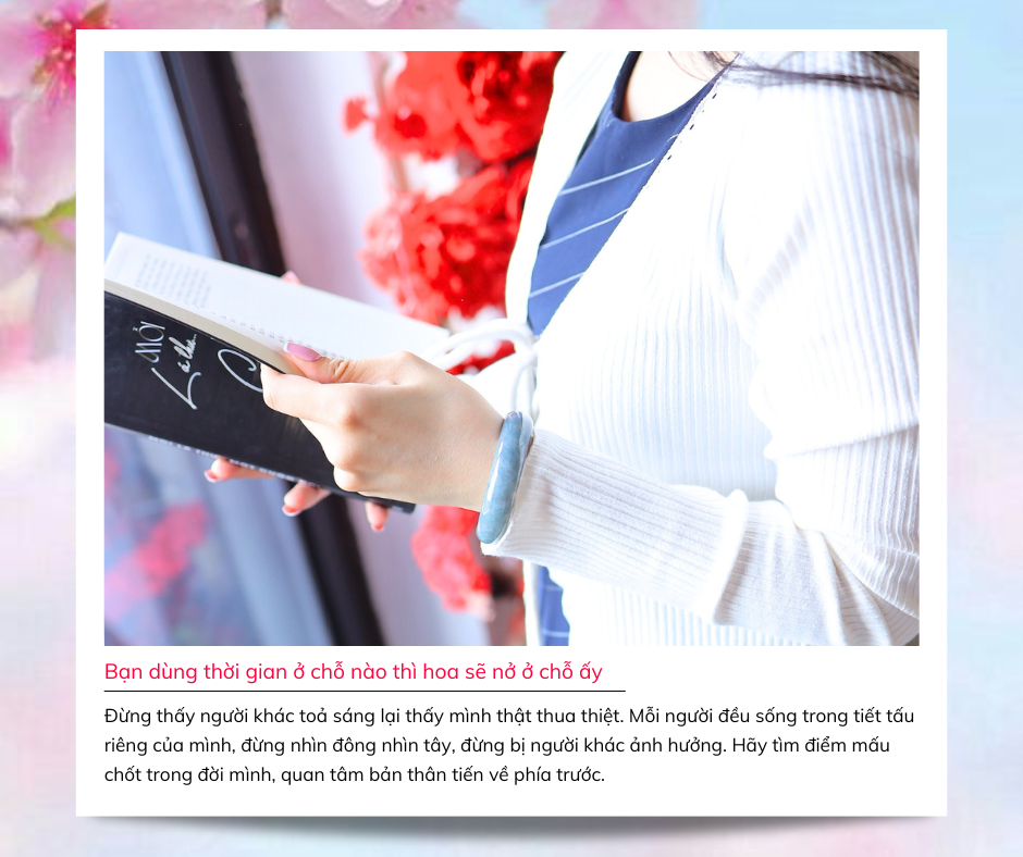 Bạn Dùng Thời Gian Ở Chỗ Nào Thì Hoa Sẽ Nở Ở Chỗ Ấy